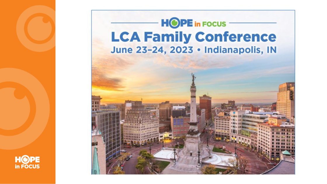 LCA Family Conference poster for 2023