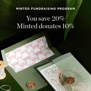 Minted. graphic image of holiday cards