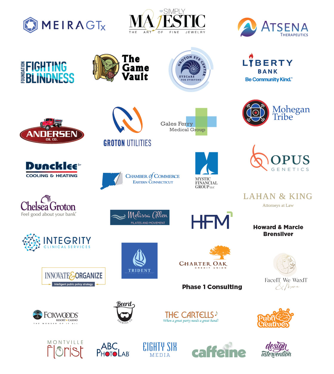 Sponsors from Dinner in the Dark 2025