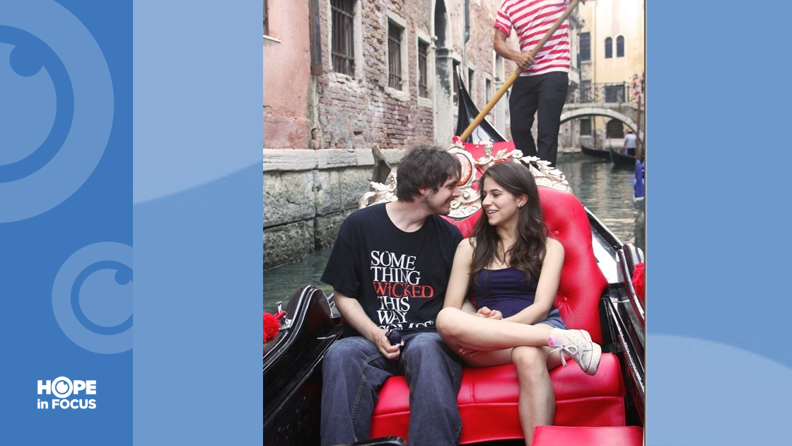 Brandon and Claudia on a boat