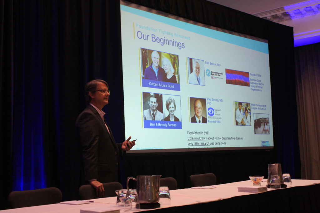 Dr. Ben Yerxa presenting 