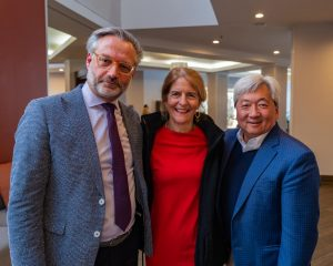 Drs. Bart P. Leroy, Jean Bennett, and Daniel C. Chung, group photo