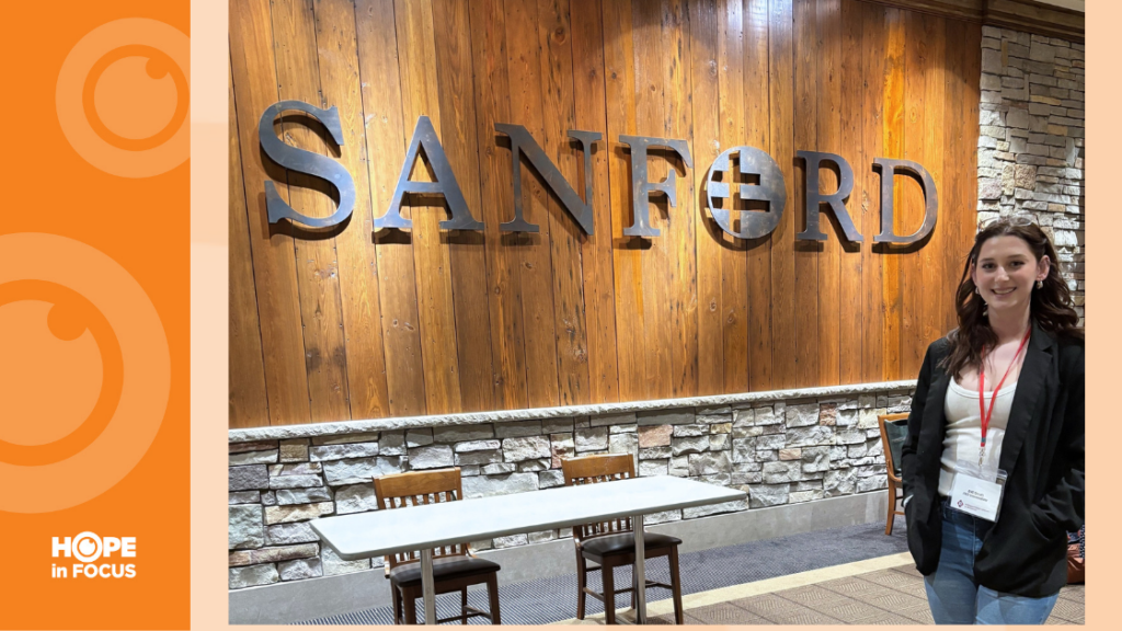 Eve Orcutt at Sanford Research Center