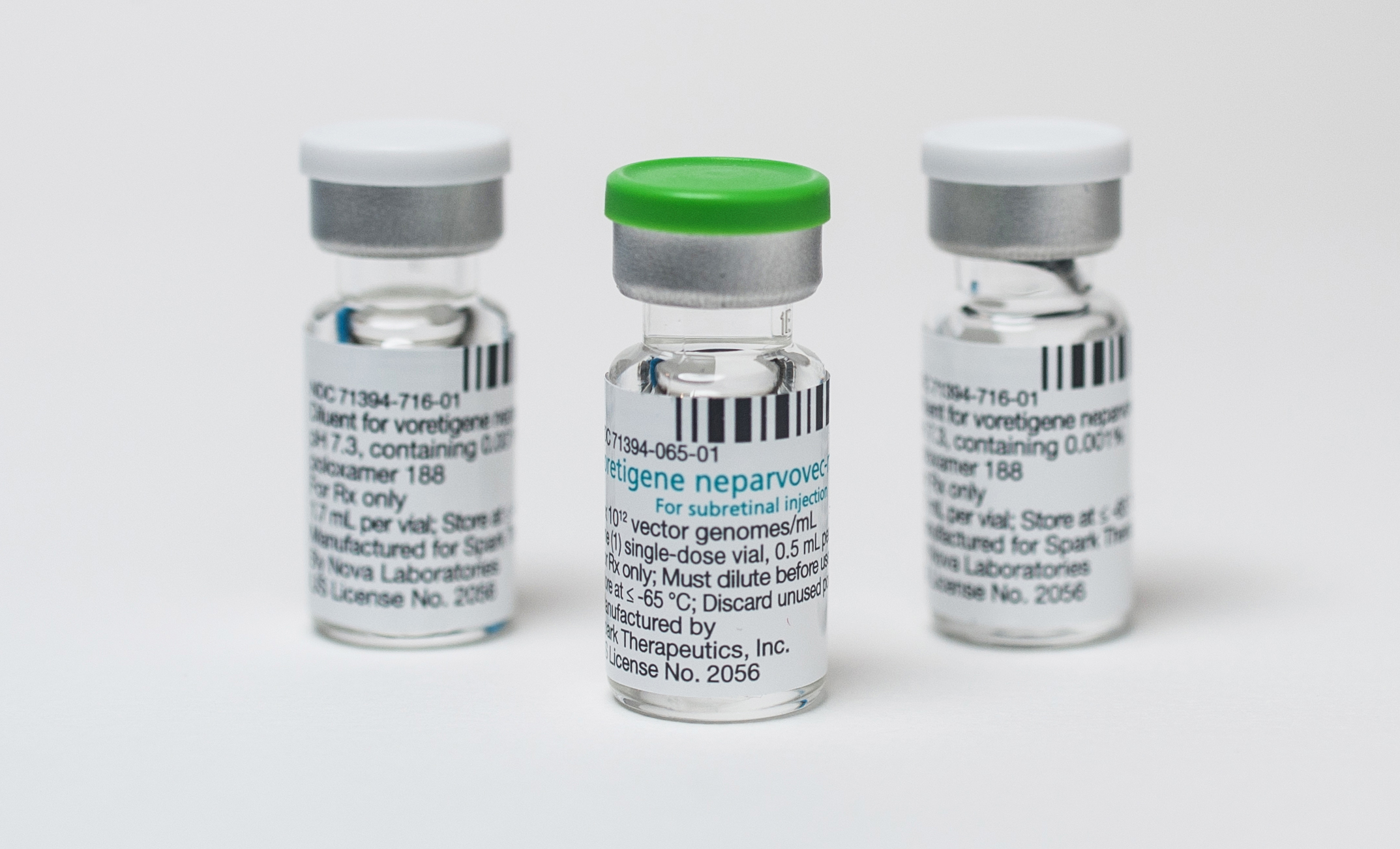 Three vials