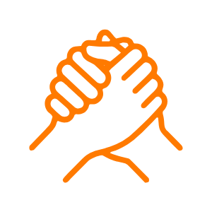 Holding hands icon